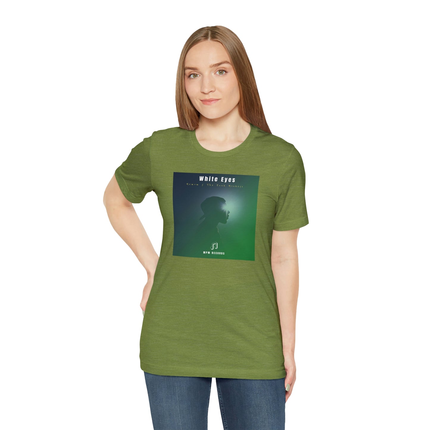 White Eyes Unisex Jersey Short Sleeve Tee