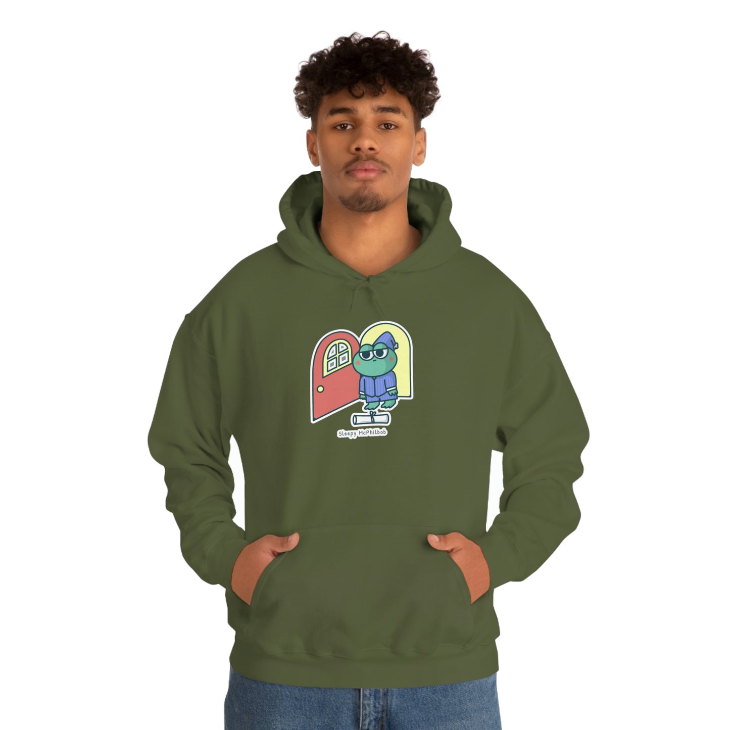 Sleepy McPhilbob Unisex Heavy Blend™ Hooded Sweatshirt