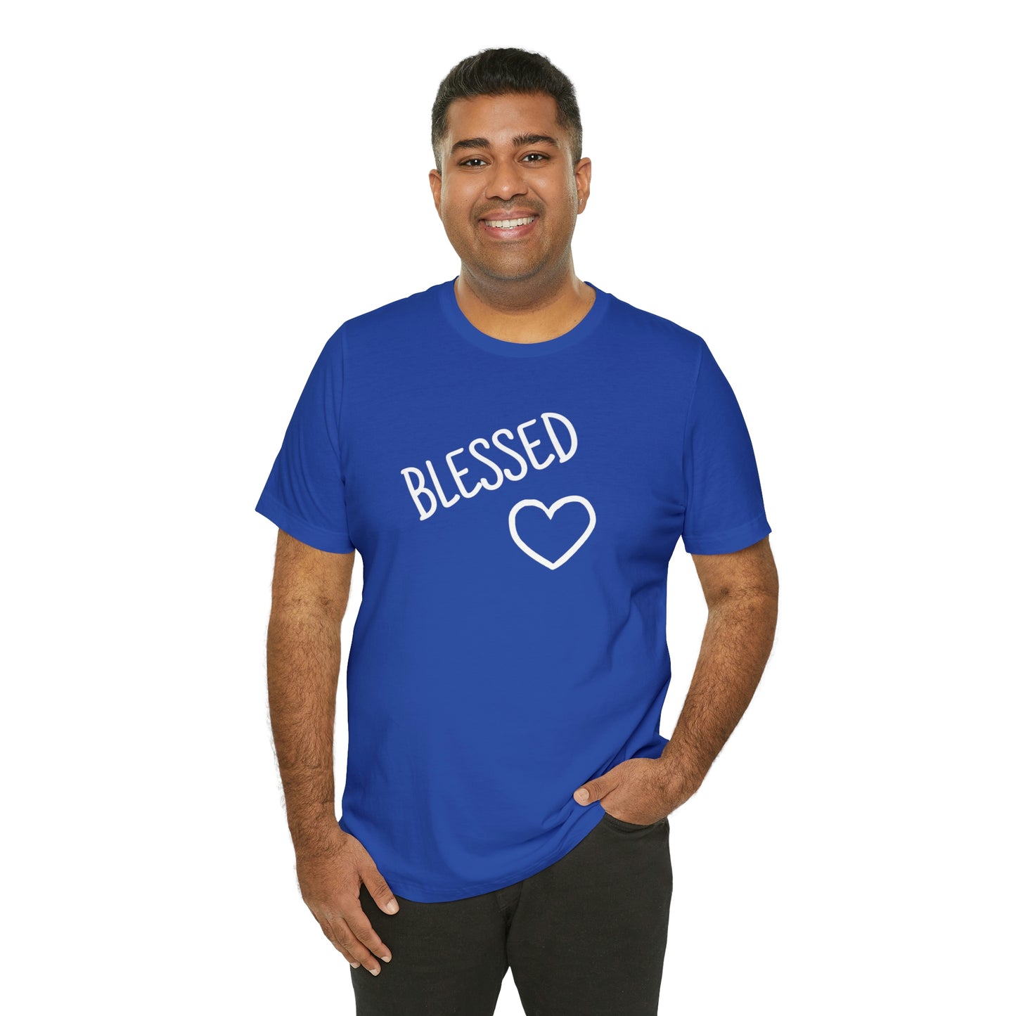 Blessed Heart Unisex Jersey Short Sleeve Tee
