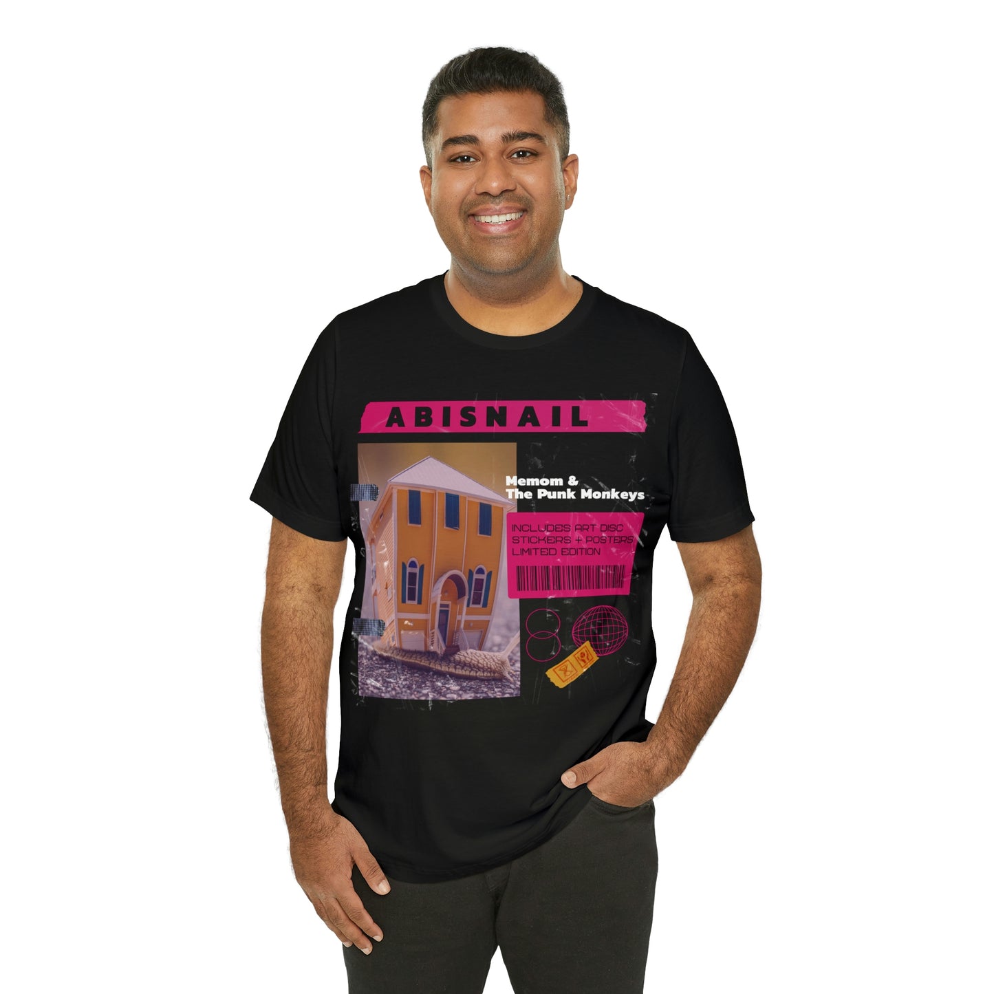 Abisnail Unisex Jersey Short Sleeve Tee