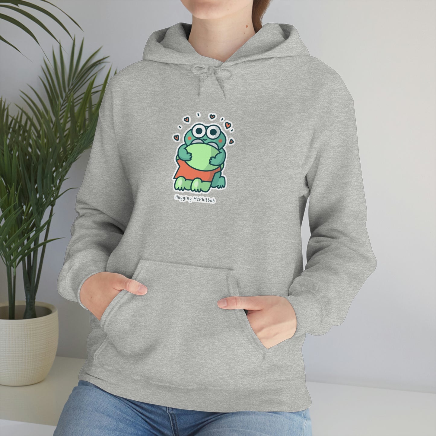 Hugging McPhilbob Unisex Heavy Blend™ Hooded Sweatshirt
