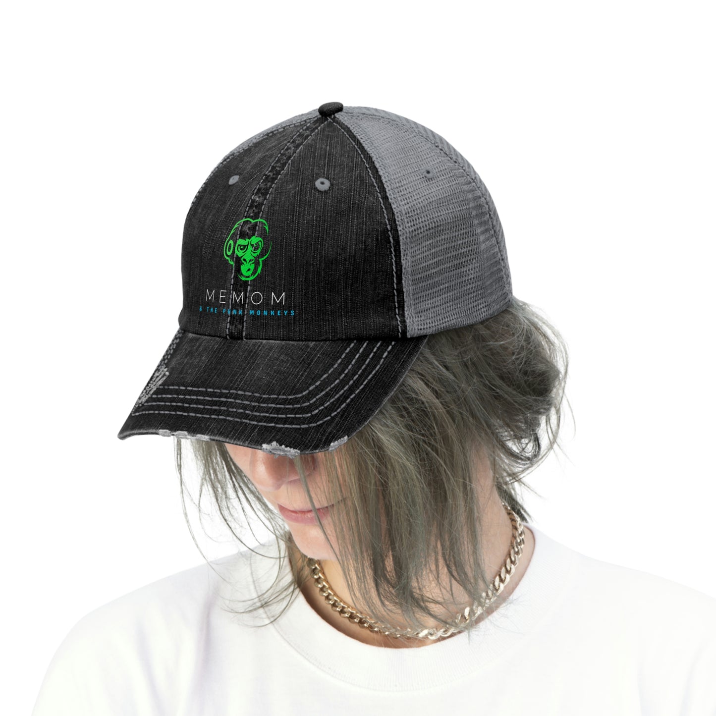 Memom & The Punk Monkeys Unisex Trucker Hat
