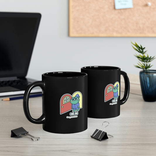 Sleepy McPhilbob 11oz Black Mug
