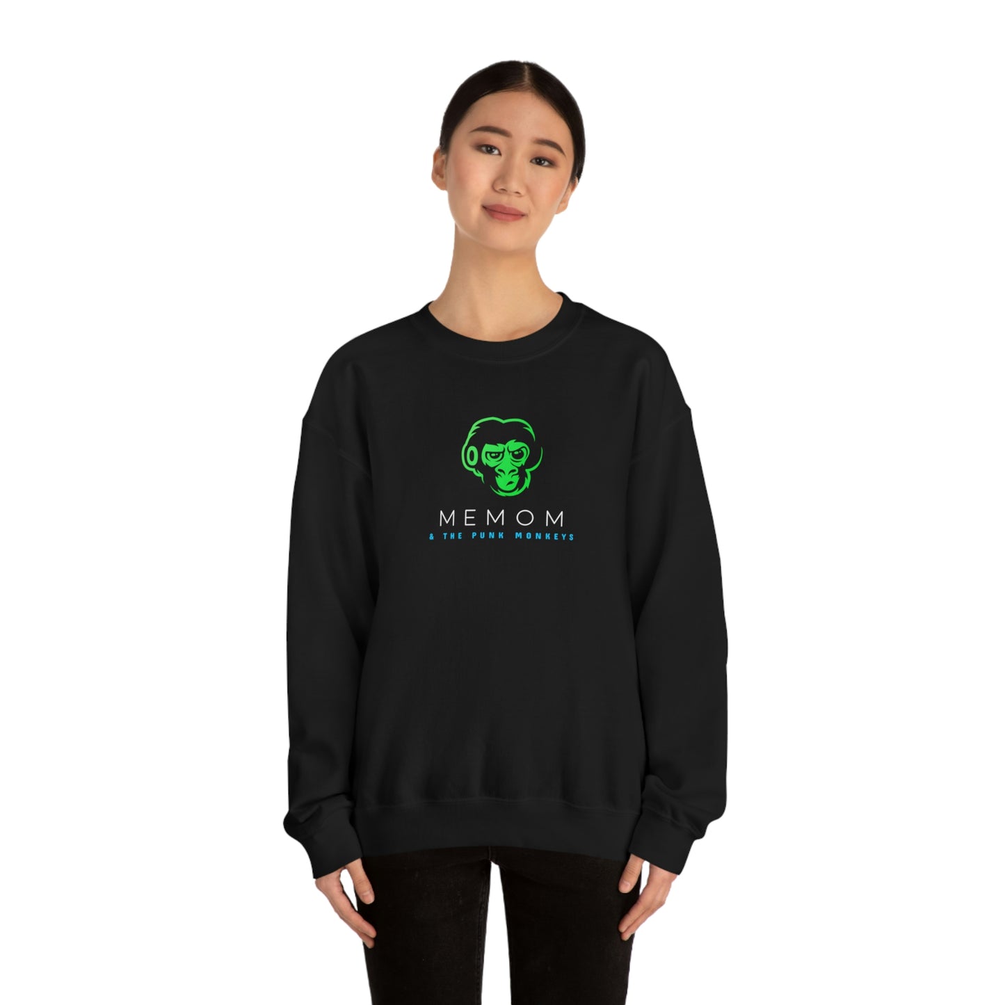 Memom and the Punk Monkeys Unisex Heavy Blend™ Crewneck Sweatshirt