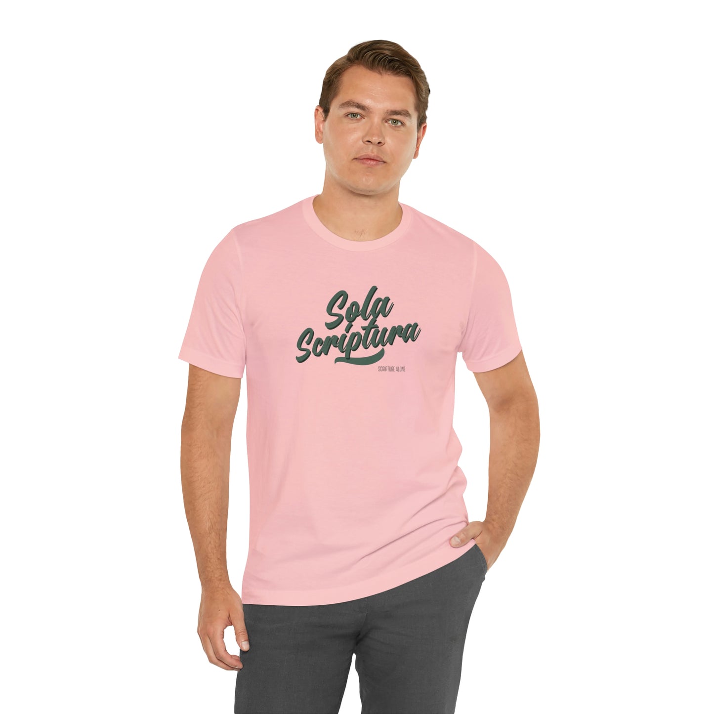 Sola Scriptura Unisex Jersey Short Sleeve Tee