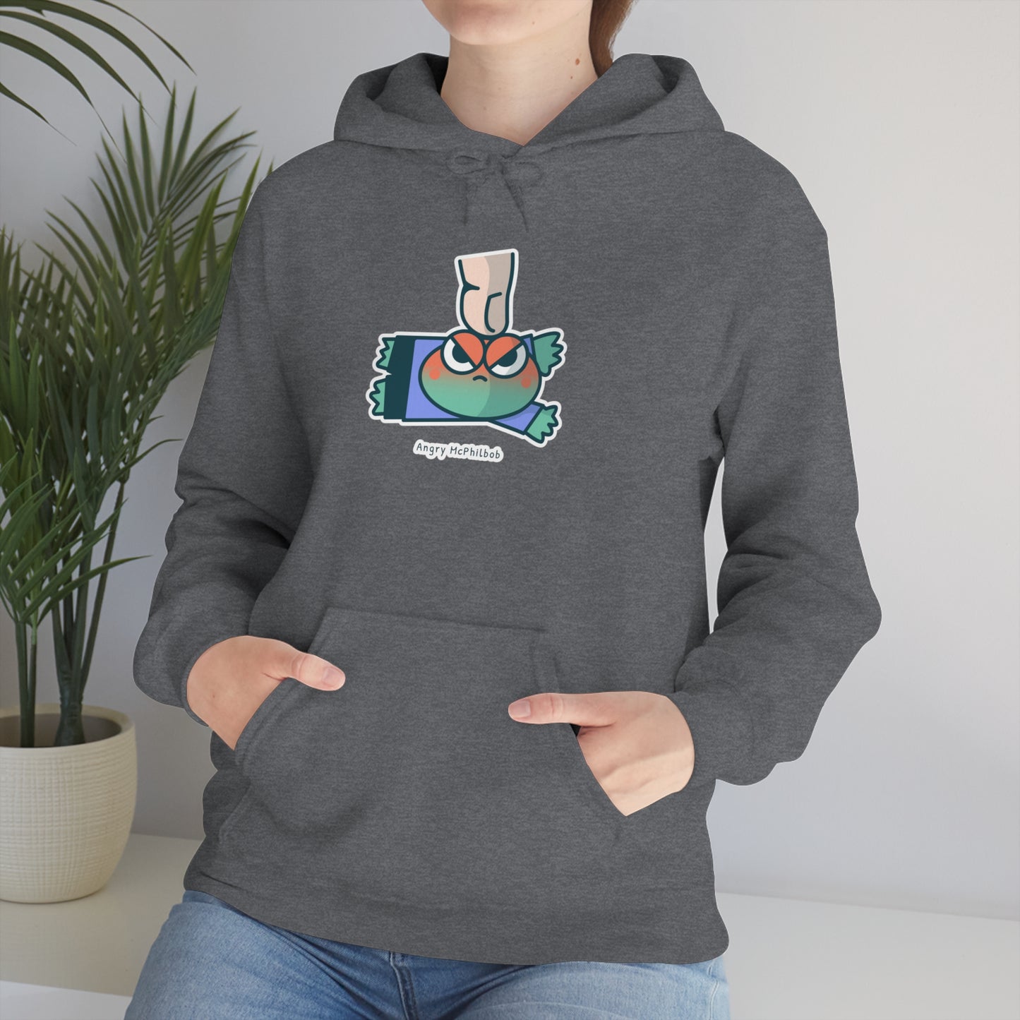 Angry McPhilbob Unisex Heavy Blend™ Hooded Sweatshirt
