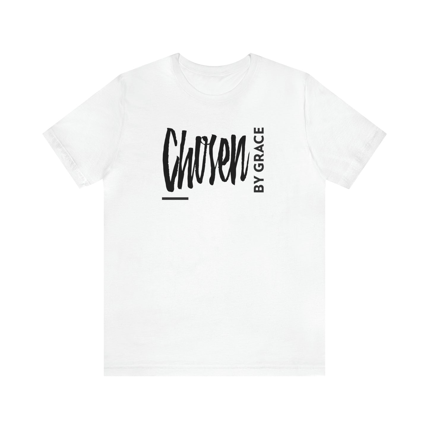 Chosen By Grace Sideways Unisex Jersey Short Sleeve Tee