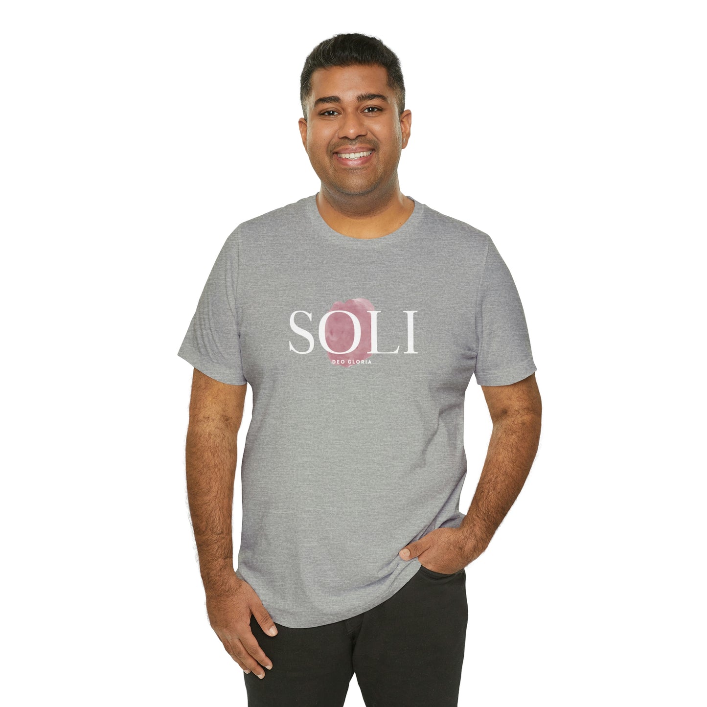 Soli Deo Gloria Paintbrush Unisex Jersey Short Sleeve Tee