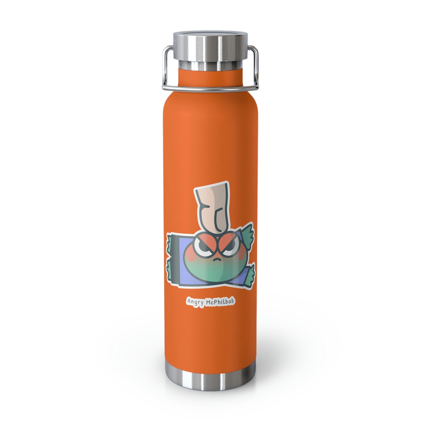 Angry McPhilbob Copper Vacuum Insulated Bottle, 22oz