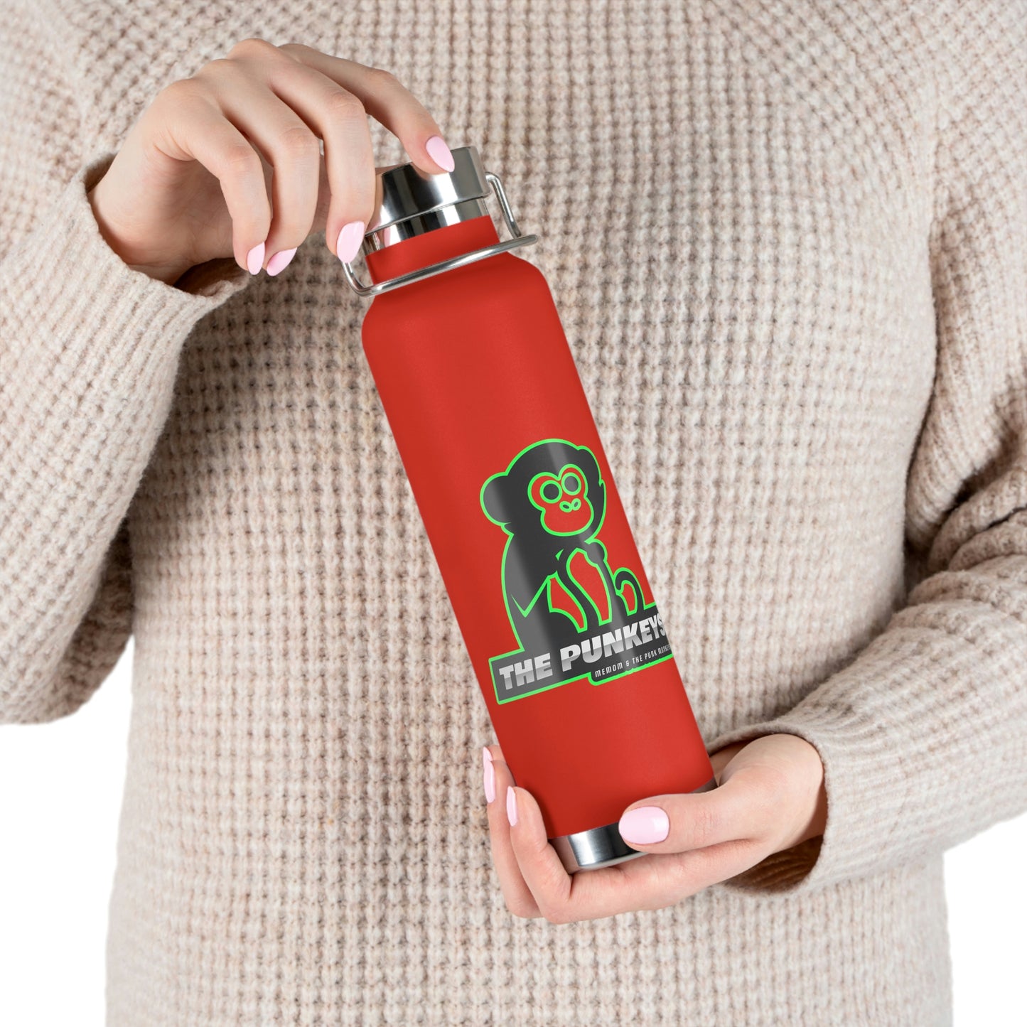 The Punkeys Copper Vacuum Insulated Bottle, 22oz