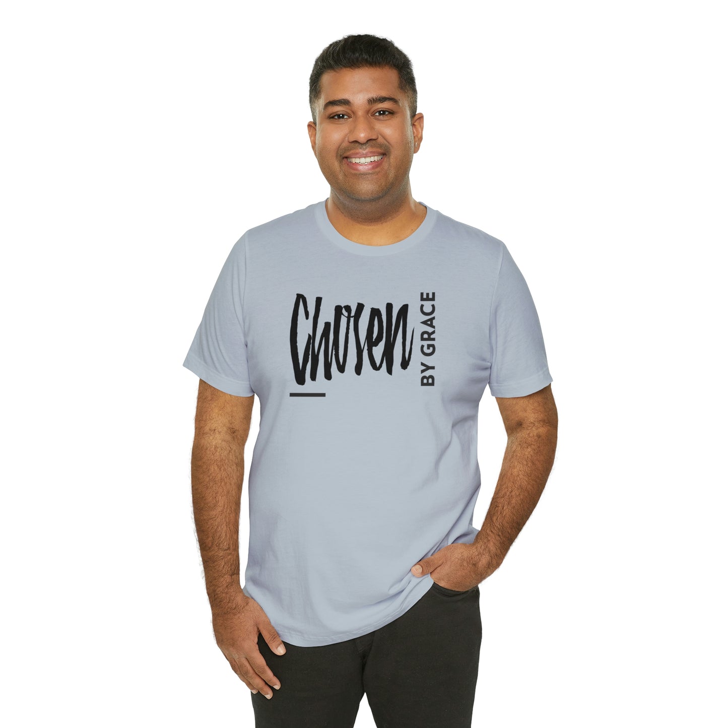 Chosen By Grace Sideways Unisex Jersey Short Sleeve Tee