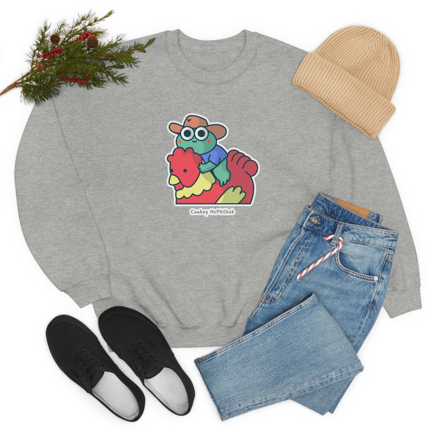 Cowboy McPhilbob Unisex Heavy Blend™ Crewneck Sweatshirt