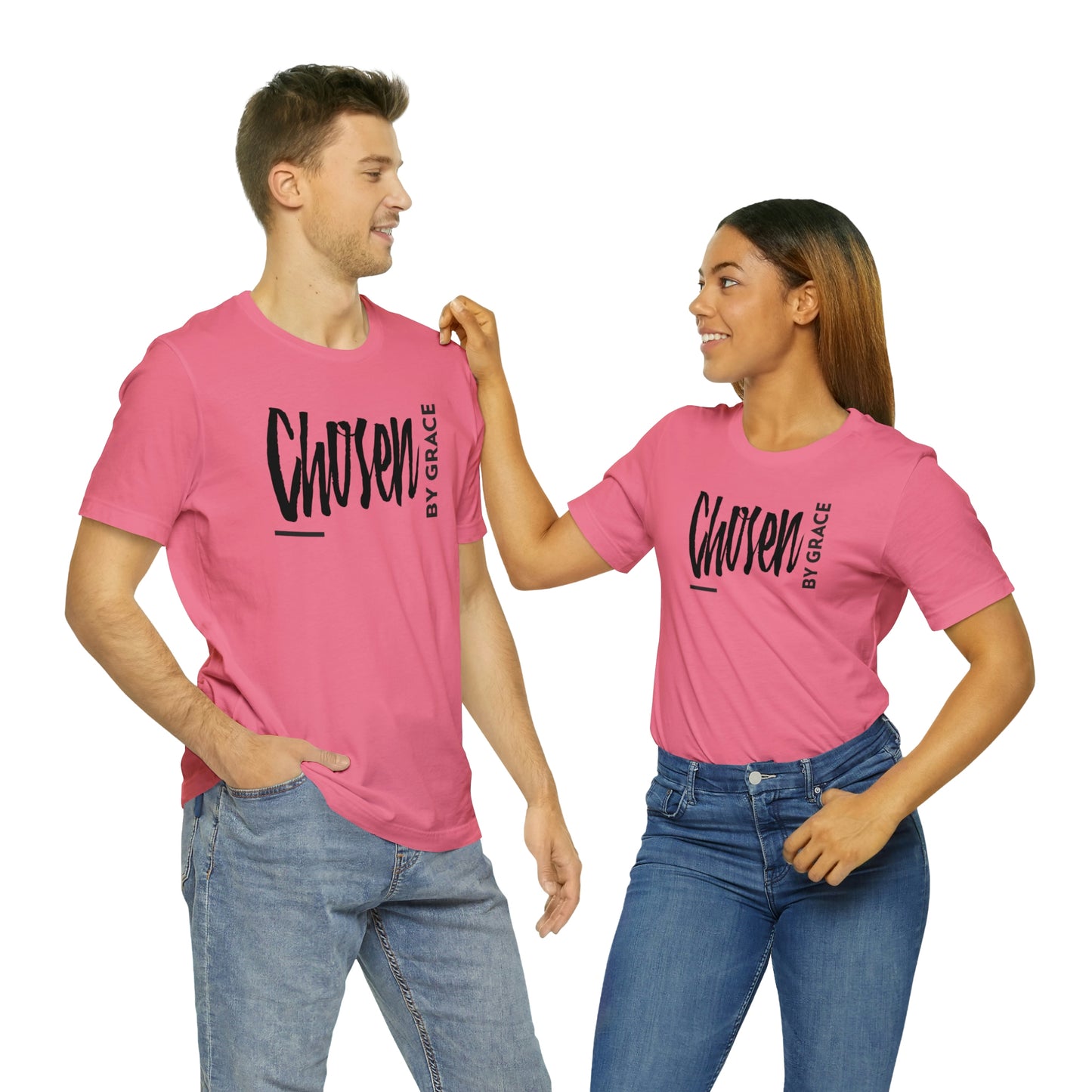 Chosen By Grace Sideways Unisex Jersey Short Sleeve Tee