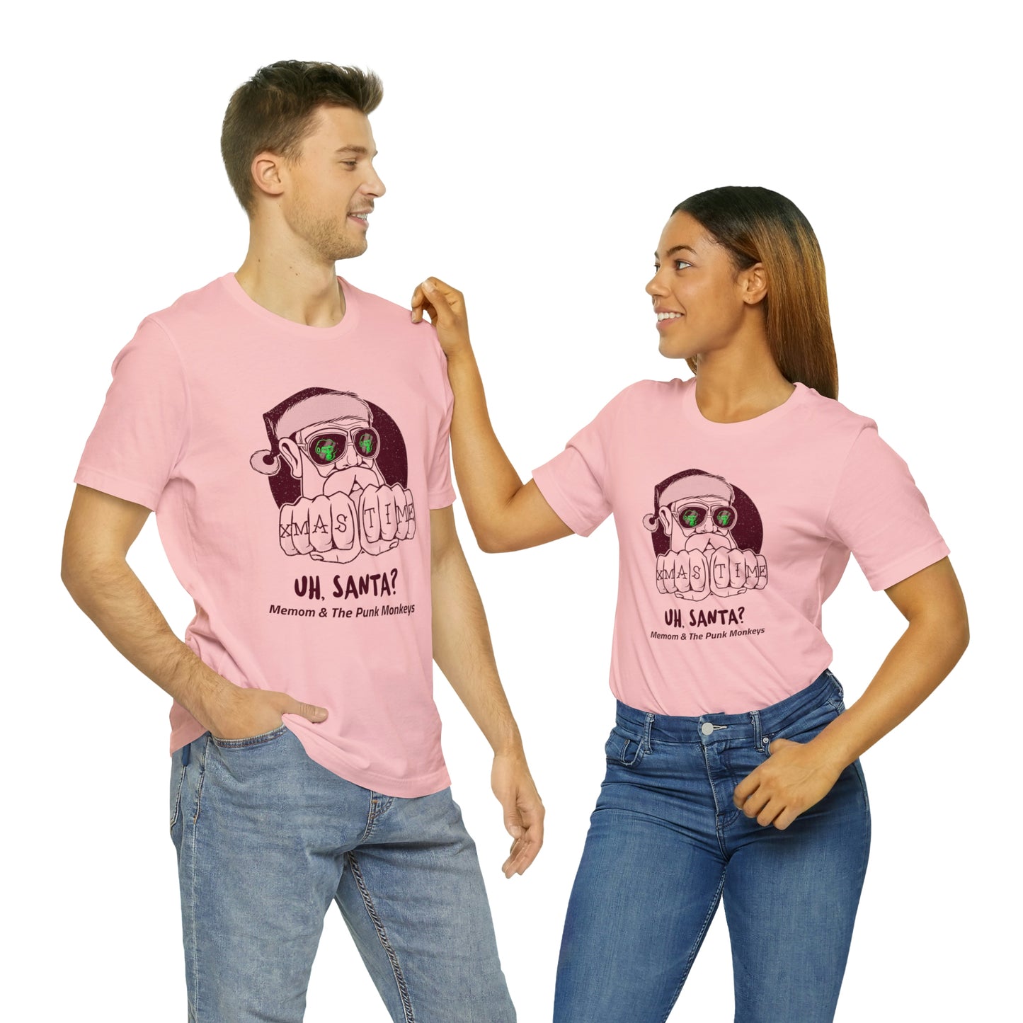 Uh, Santa? Unisex Jersey Short Sleeve Tee