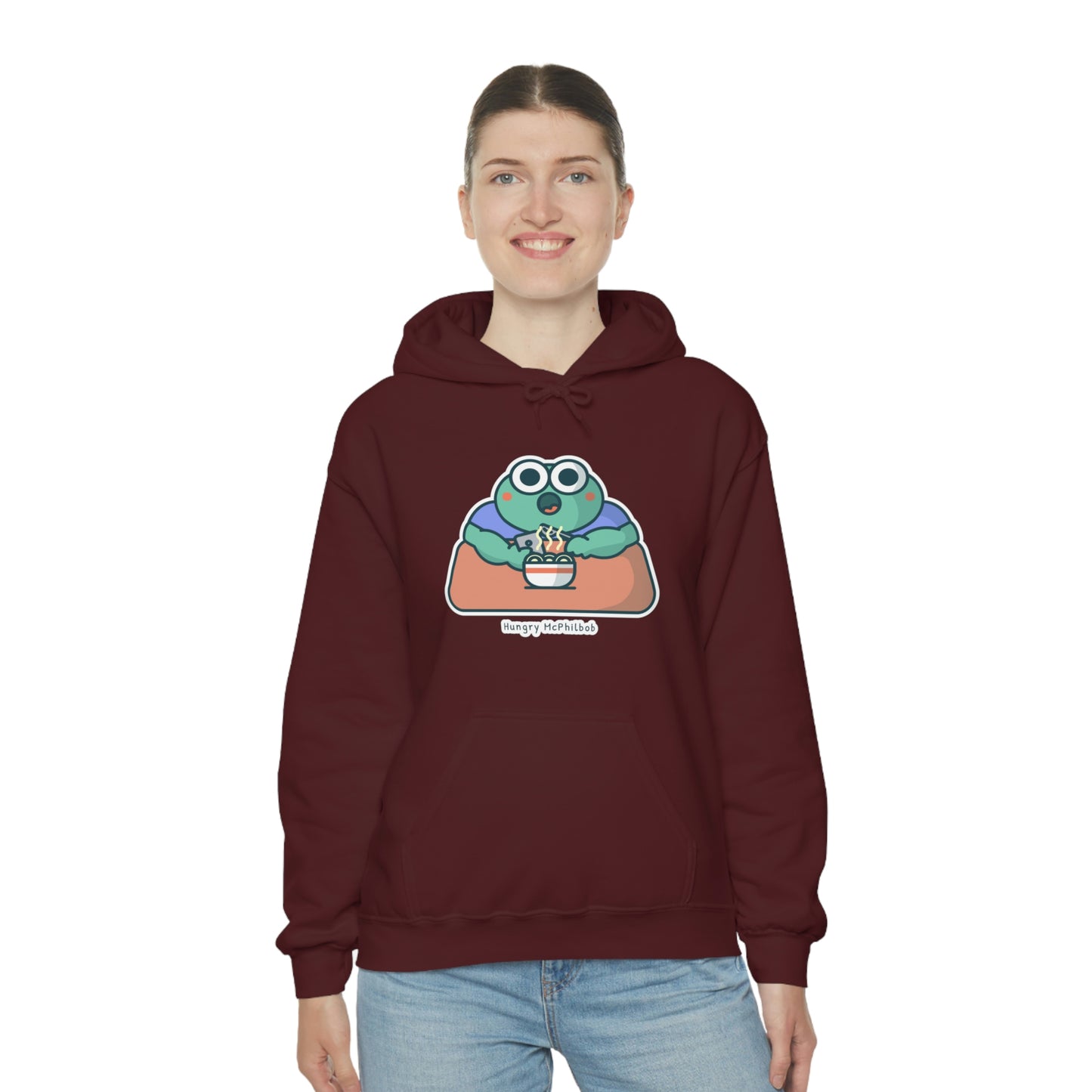 Hungry McPhilbob Unisex Heavy Blend™ Hooded Sweatshirt