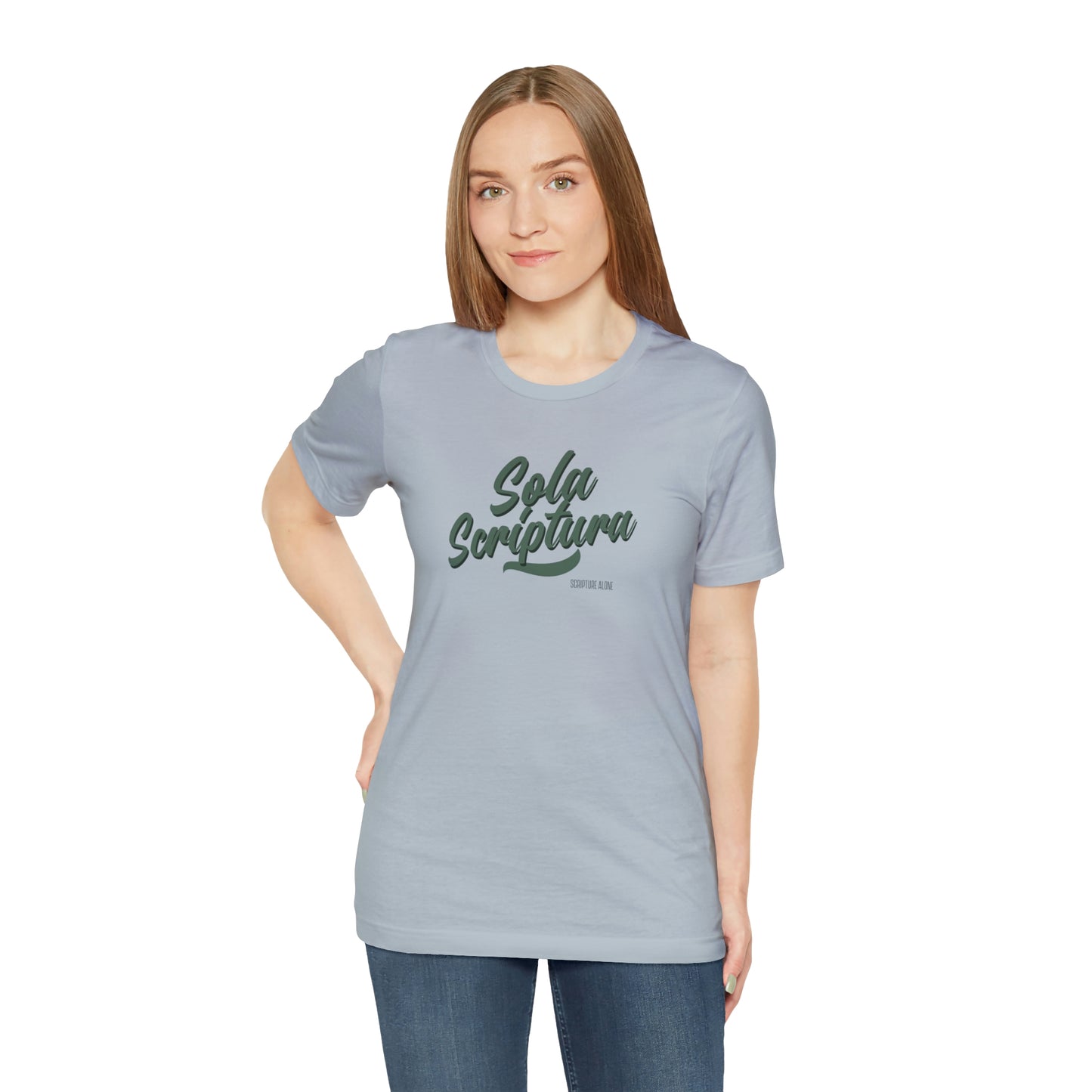 Sola Scriptura Unisex Jersey Short Sleeve Tee