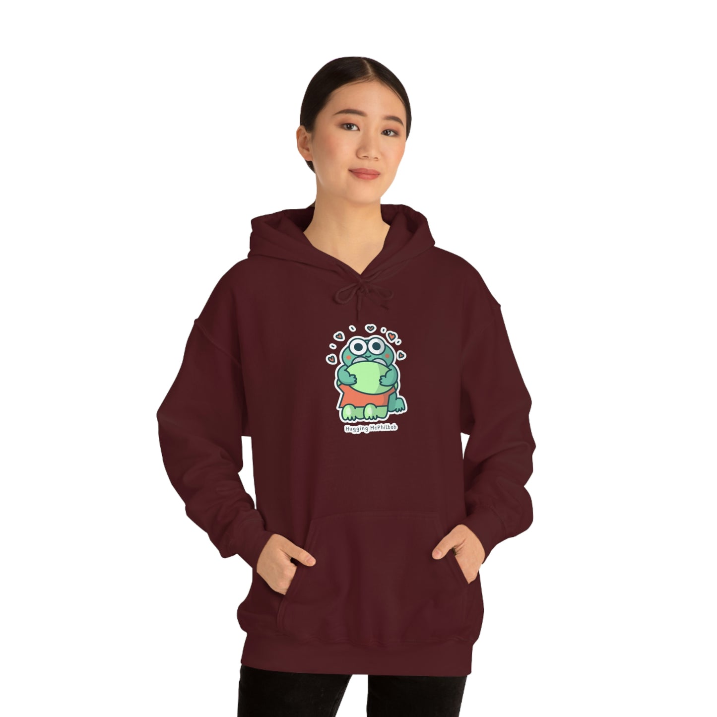 Hugging McPhilbob Unisex Heavy Blend™ Hooded Sweatshirt