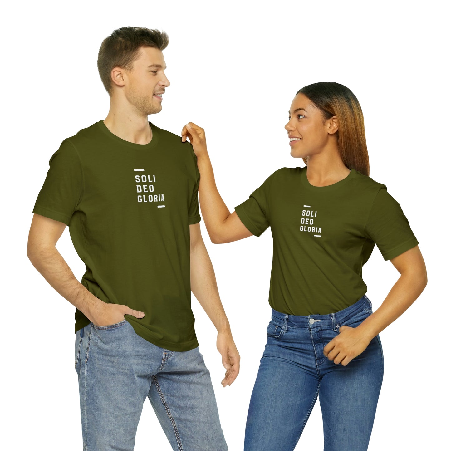 Soli Deo Gloria Simple Classical Unisex Jersey Short Sleeve Tee