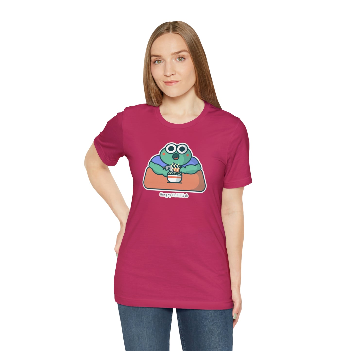 Hungry McPhilbob Unisex Jersey Short Sleeve Tee
