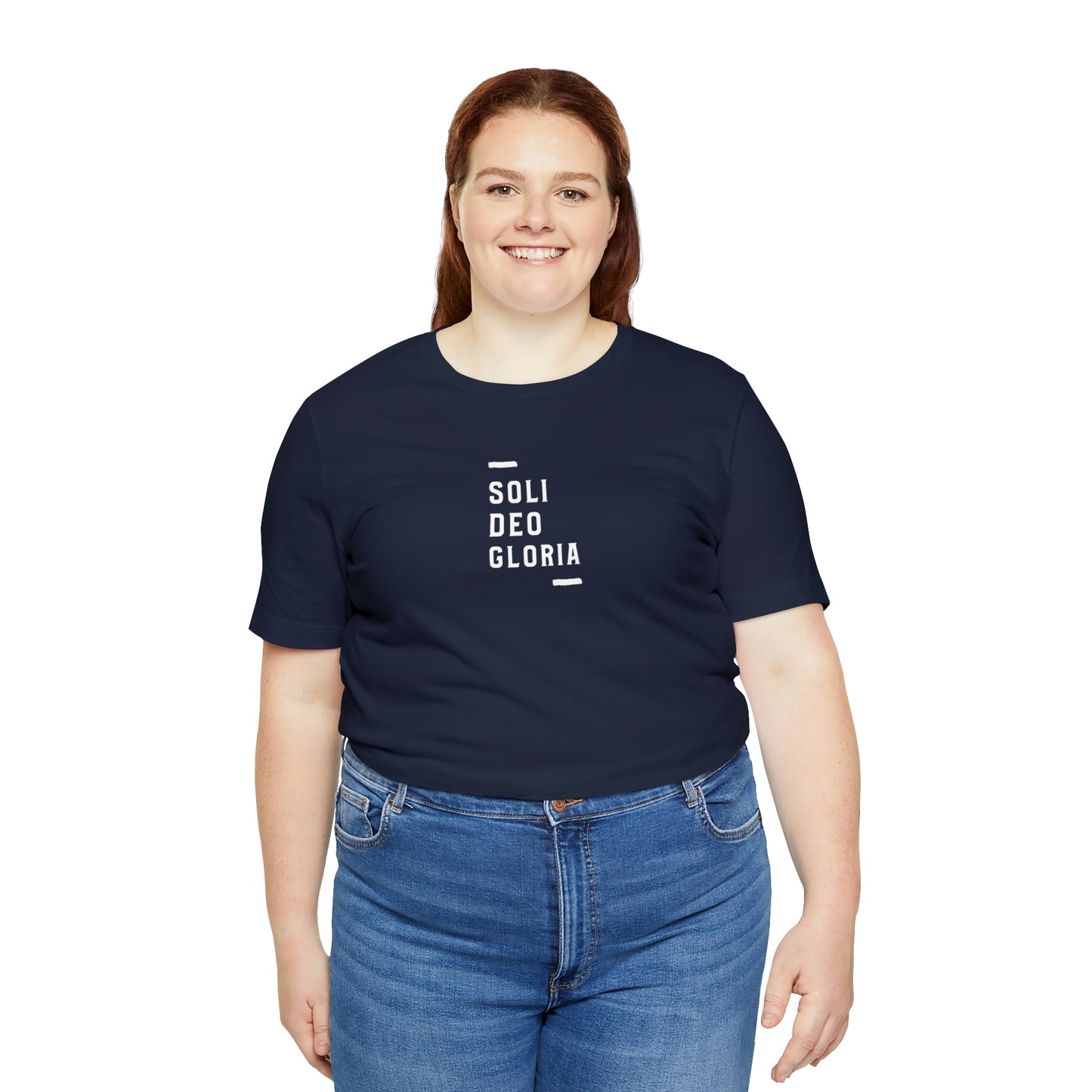 Soli Deo Gloria Simple Classical Unisex Jersey Short Sleeve Tee
