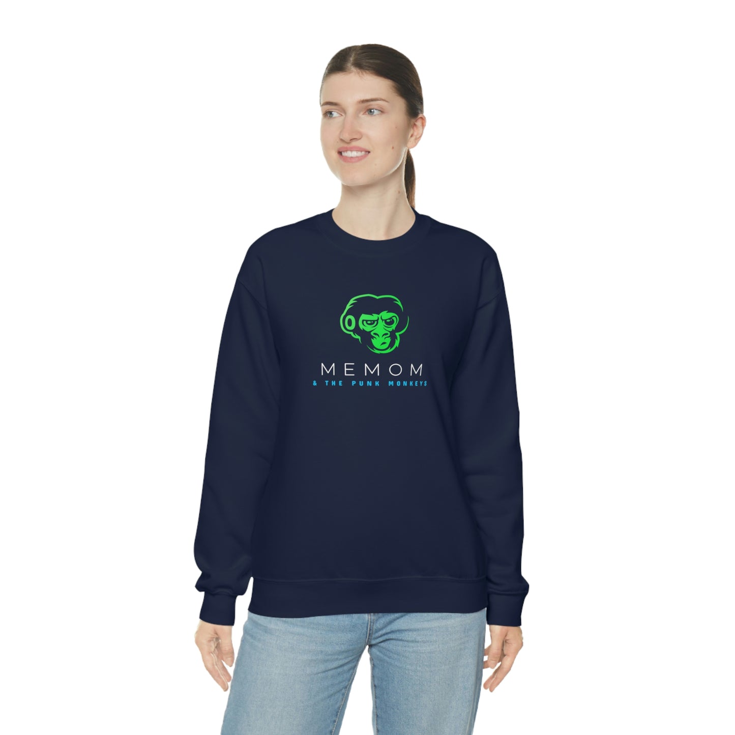 Memom and the Punk Monkeys Unisex Heavy Blend™ Crewneck Sweatshirt