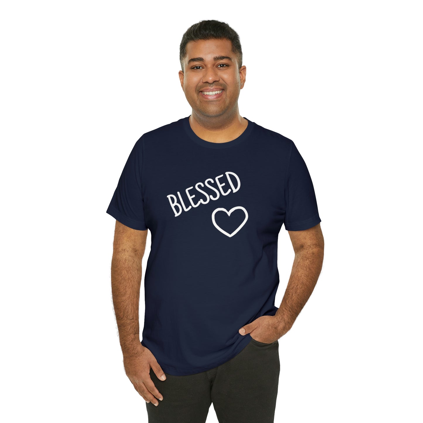 Blessed Heart Unisex Jersey Short Sleeve Tee
