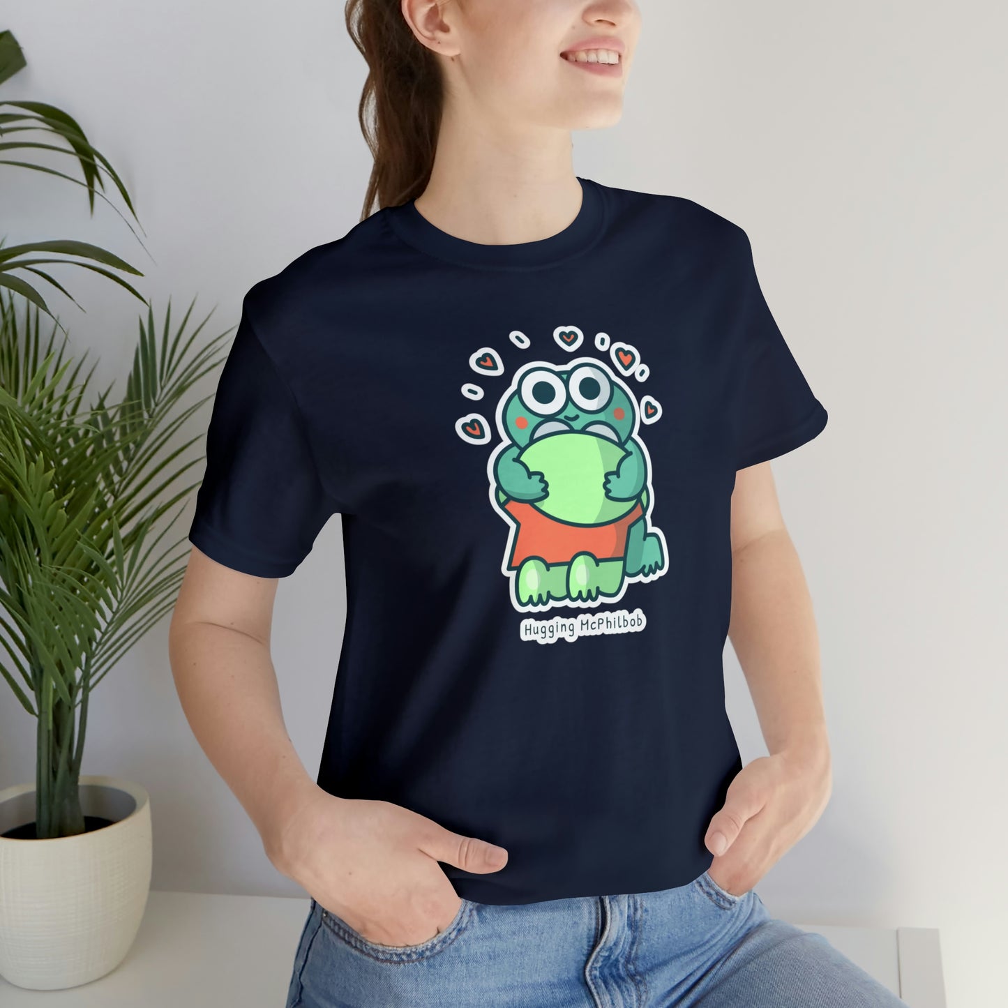 Hugging McPhilbob Unisex Jersey Short Sleeve Tee