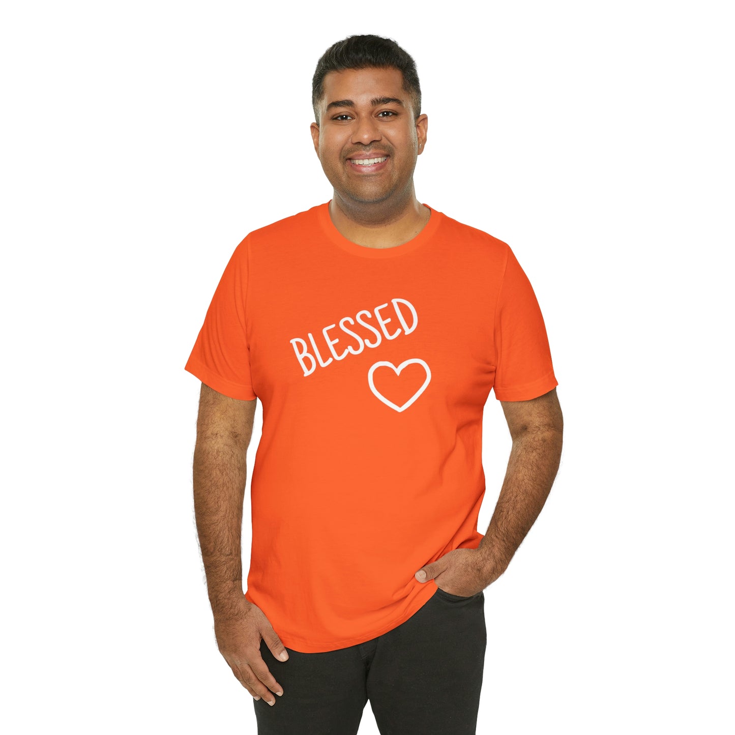 Blessed Heart Unisex Jersey Short Sleeve Tee