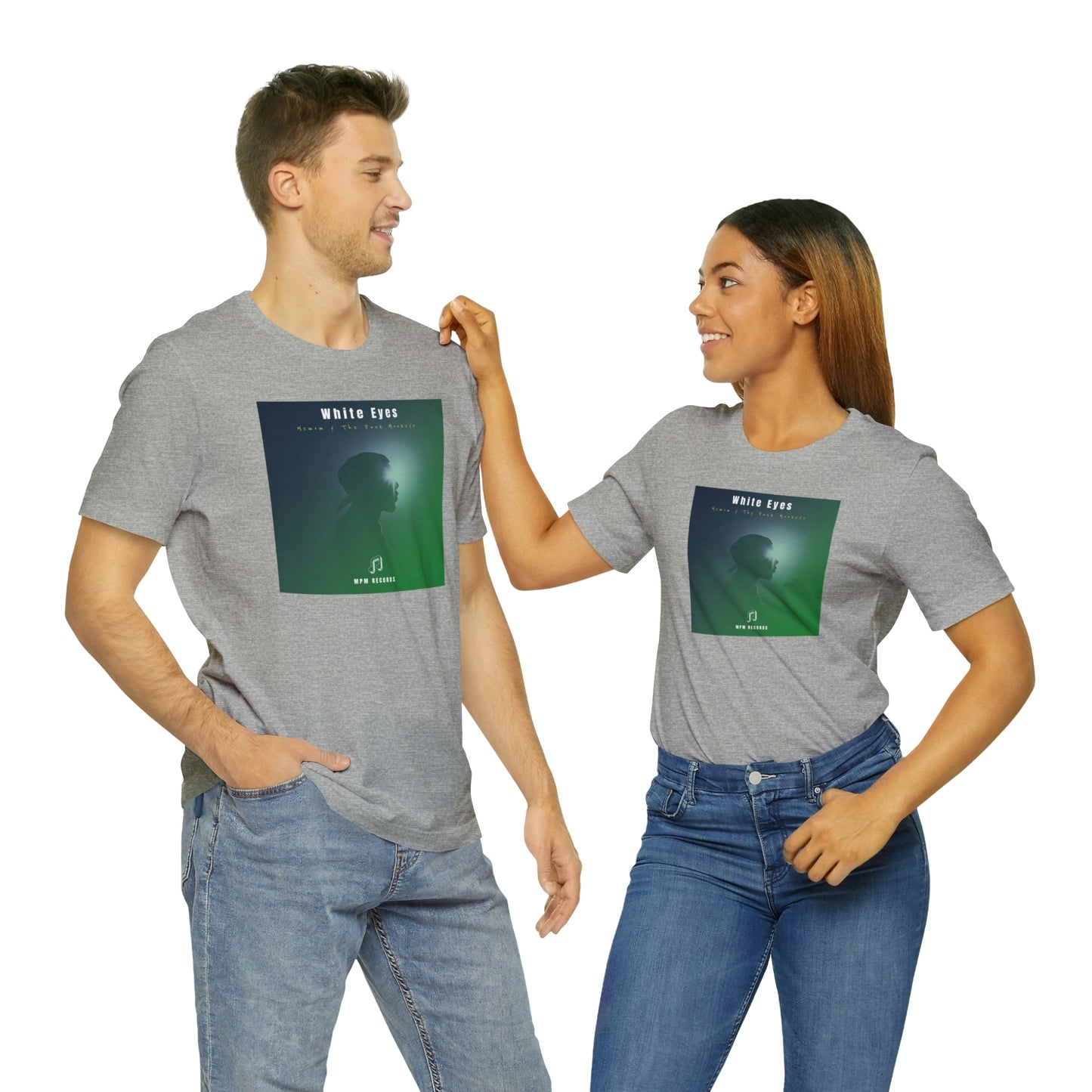 White Eyes Unisex Jersey Short Sleeve Tee