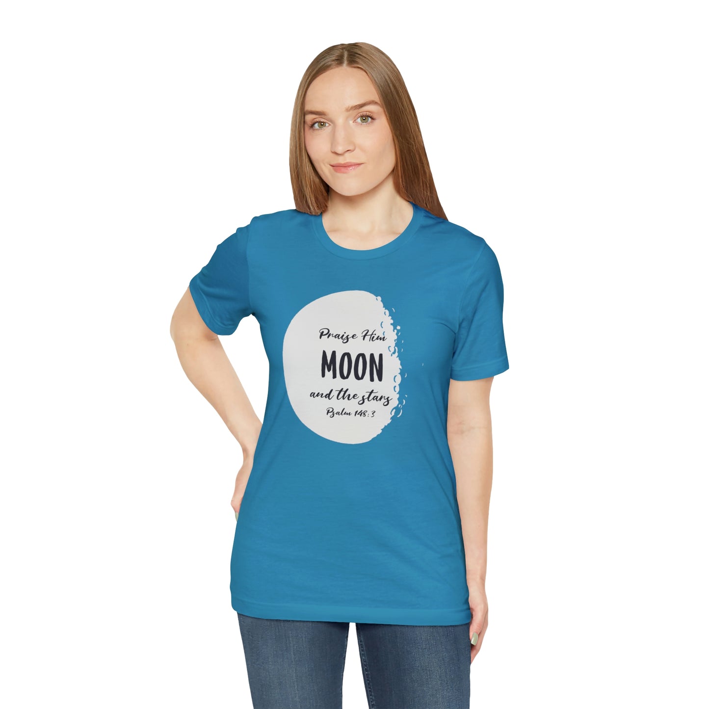 The Moon Unisex Jersey Short Sleeve Tee