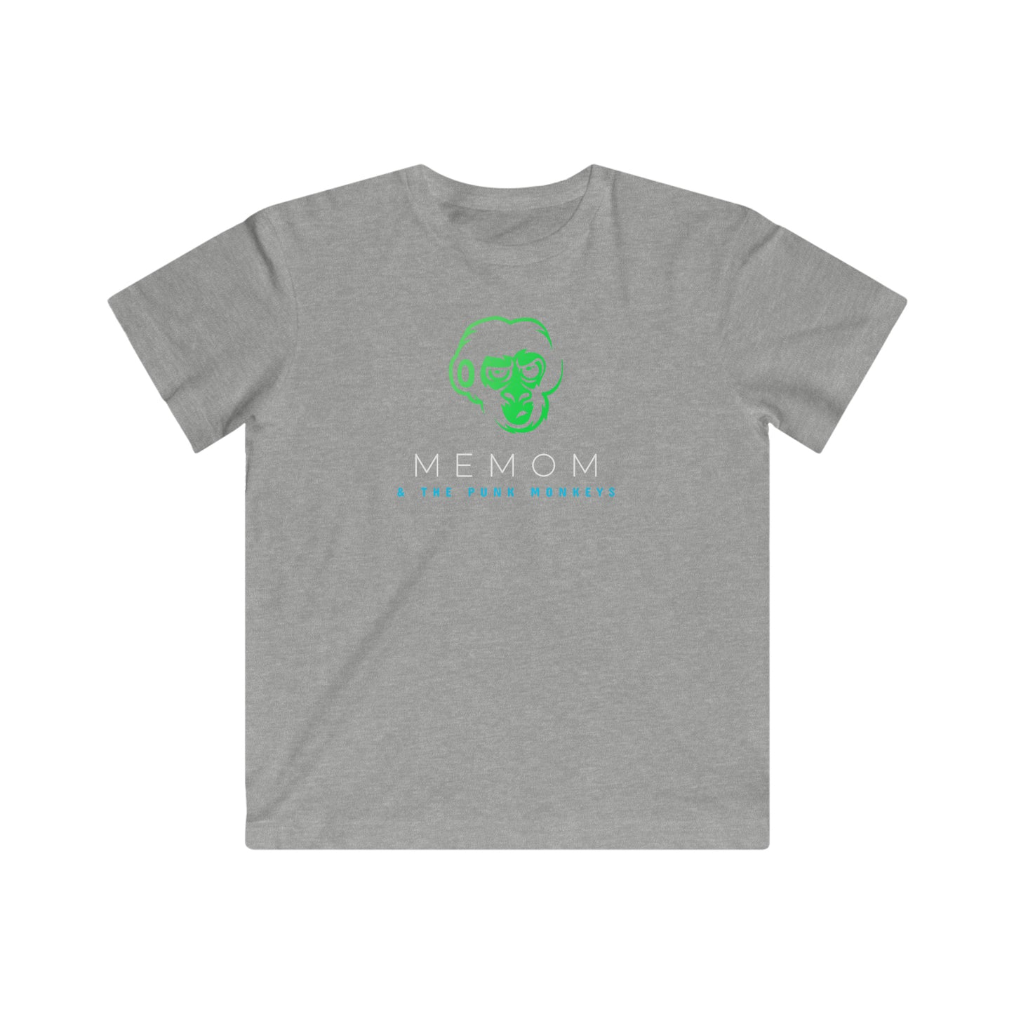 Memom & The Punk Monkeys Logo Kids Fine Jersey Tee