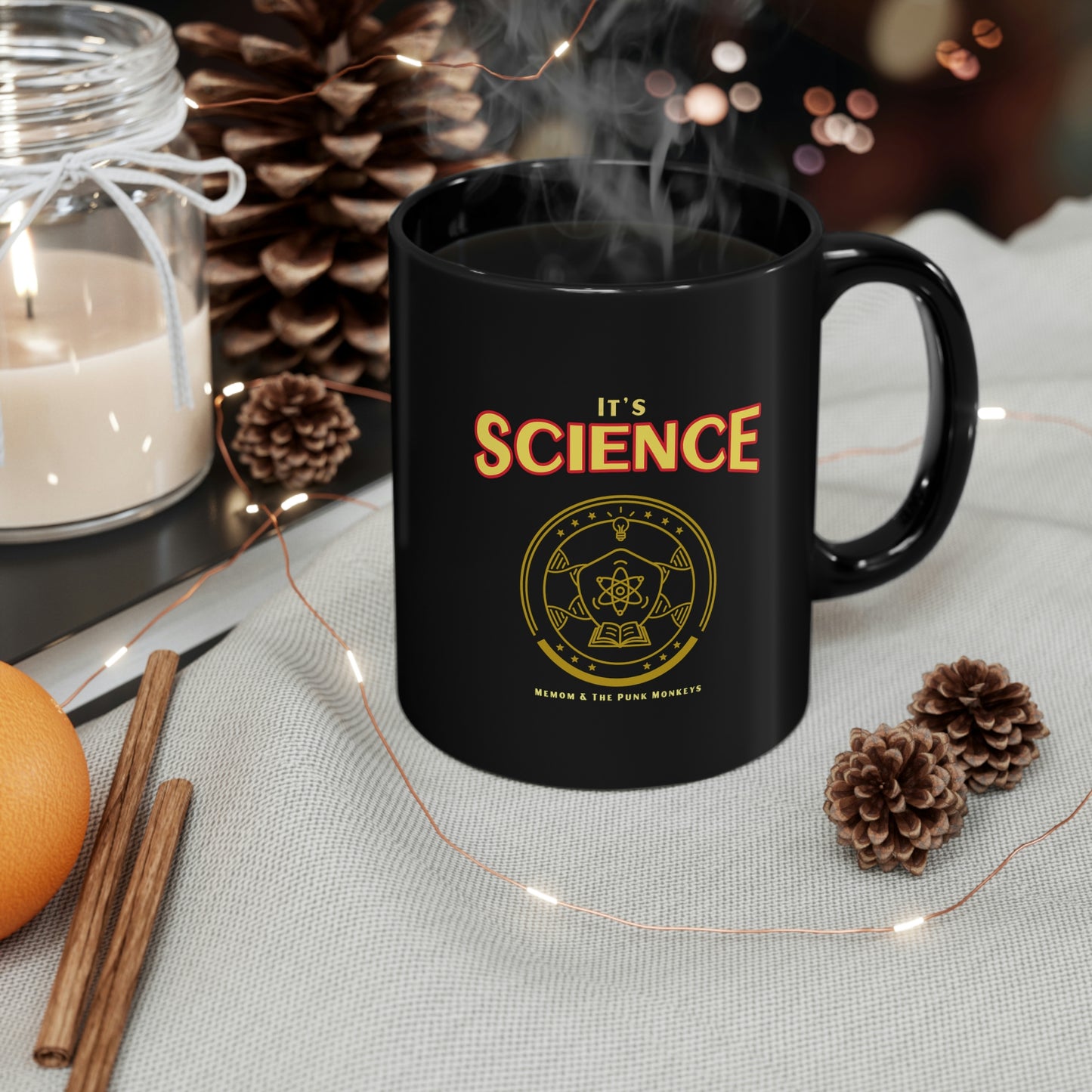 It's Science 11oz Black Mug