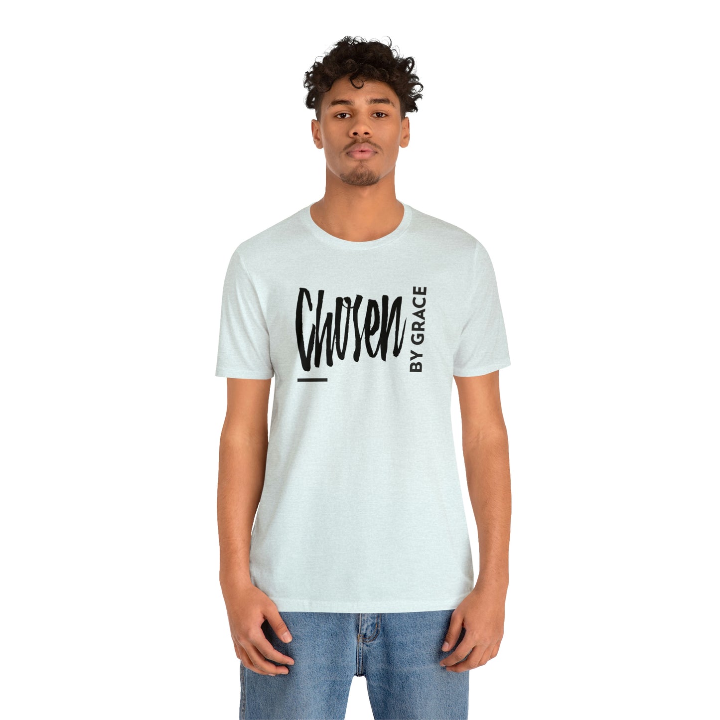 Chosen By Grace Sideways Unisex Jersey Short Sleeve Tee