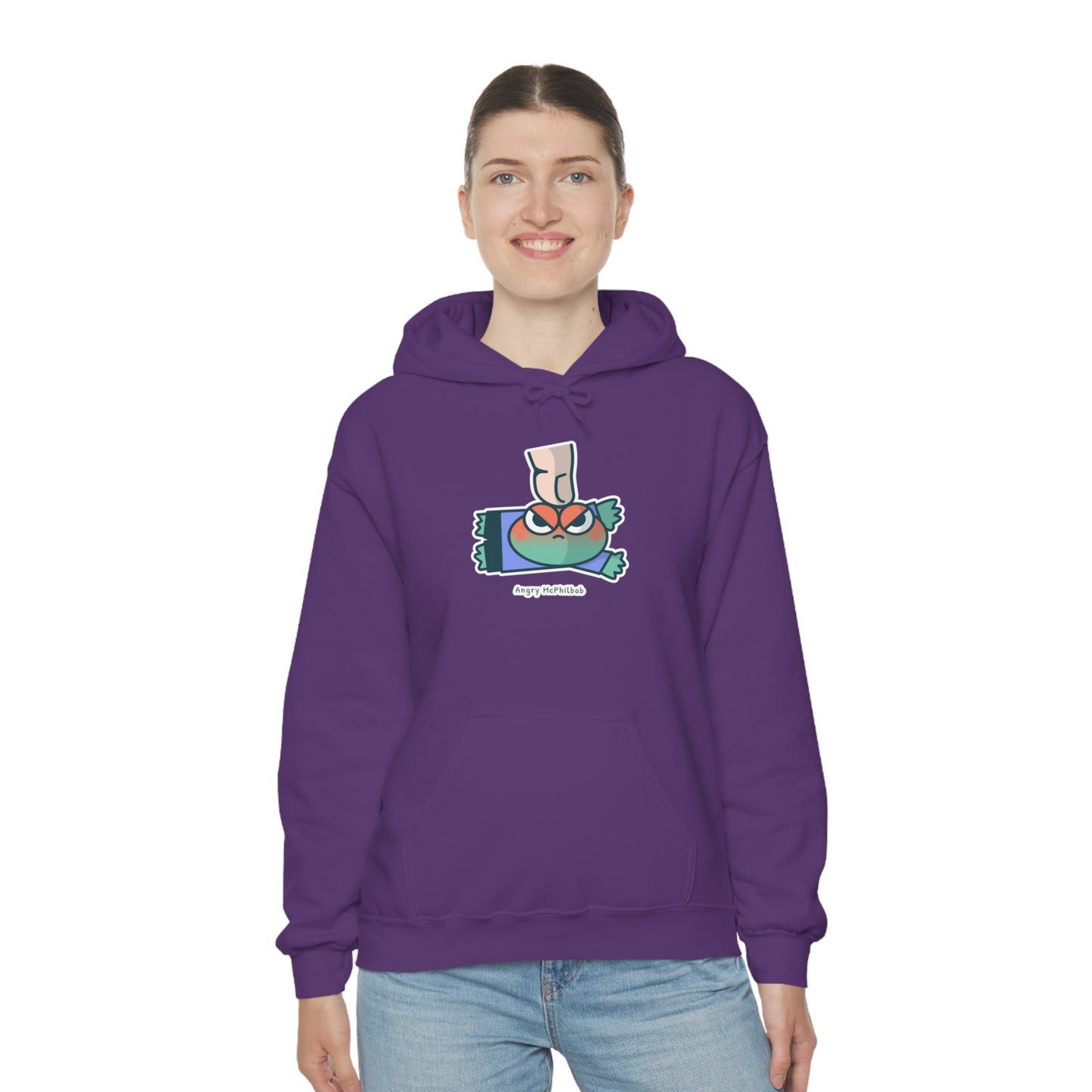 Angry McPhilbob Unisex Heavy Blend™ Hooded Sweatshirt