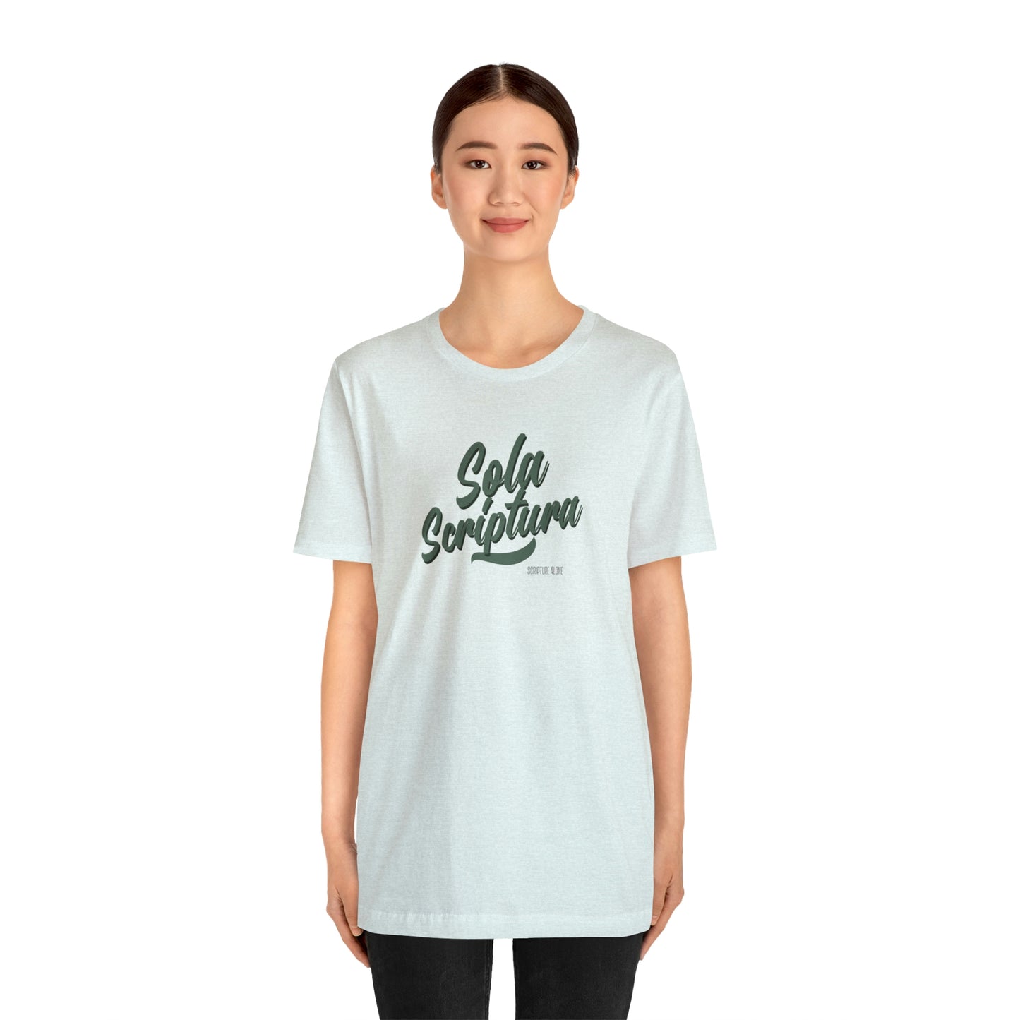 Sola Scriptura Unisex Jersey Short Sleeve Tee