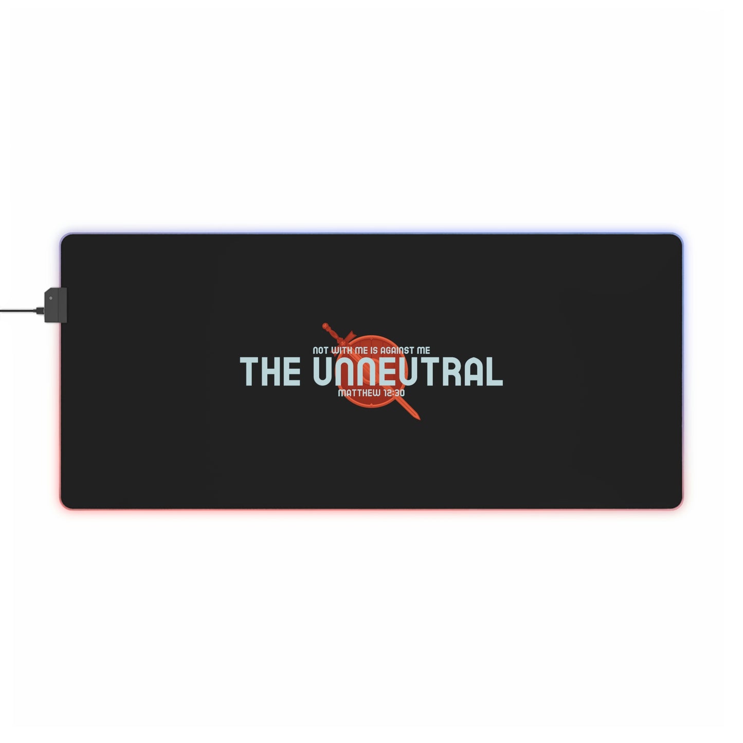 The Unneutral LED Gaming Mouse Pad