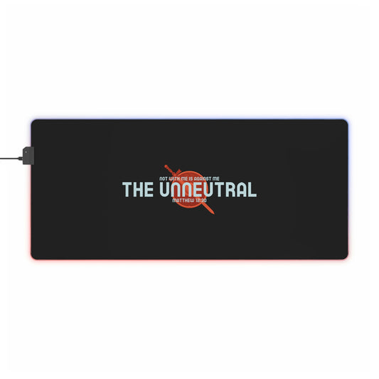 The Unneutral LED Gaming Mouse Pad