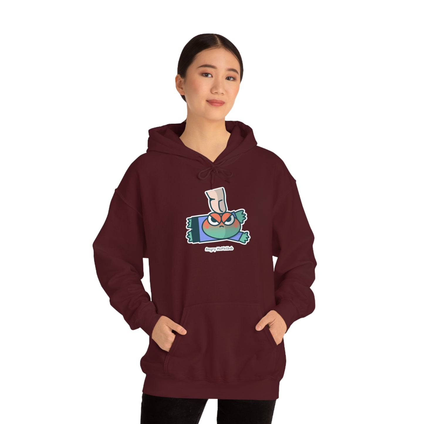 Angry McPhilbob Unisex Heavy Blend™ Hooded Sweatshirt