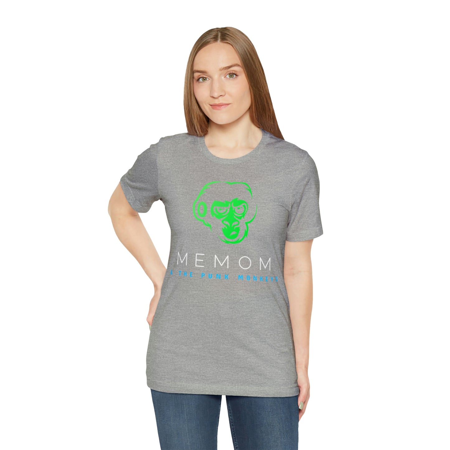 Memom and the Punk Monkeys Logo Unisex Jersey Short Sleeve Tee