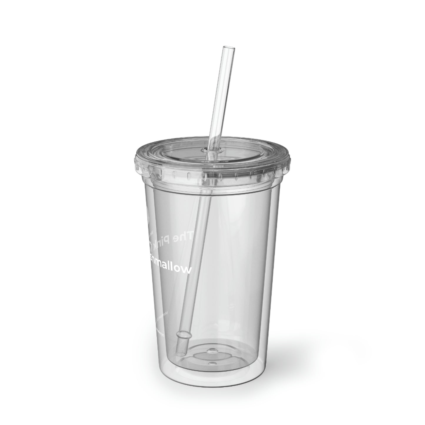 We've Reached the Pink Marshmallow Suave Acrylic Cup