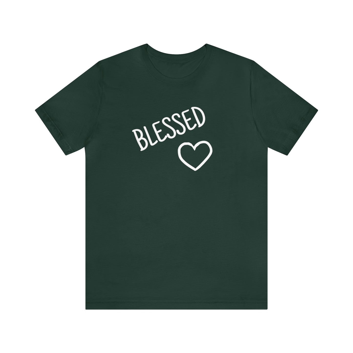 Blessed Heart Unisex Jersey Short Sleeve Tee