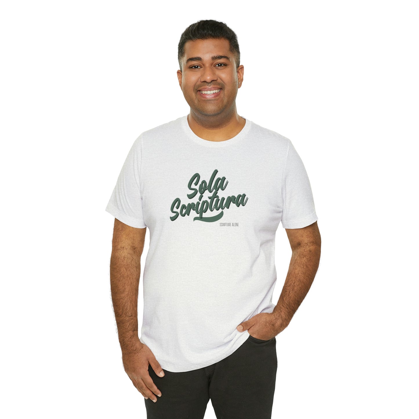 Sola Scriptura Unisex Jersey Short Sleeve Tee