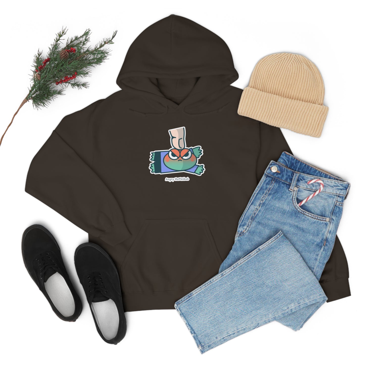 Angry McPhilbob Unisex Heavy Blend™ Hooded Sweatshirt