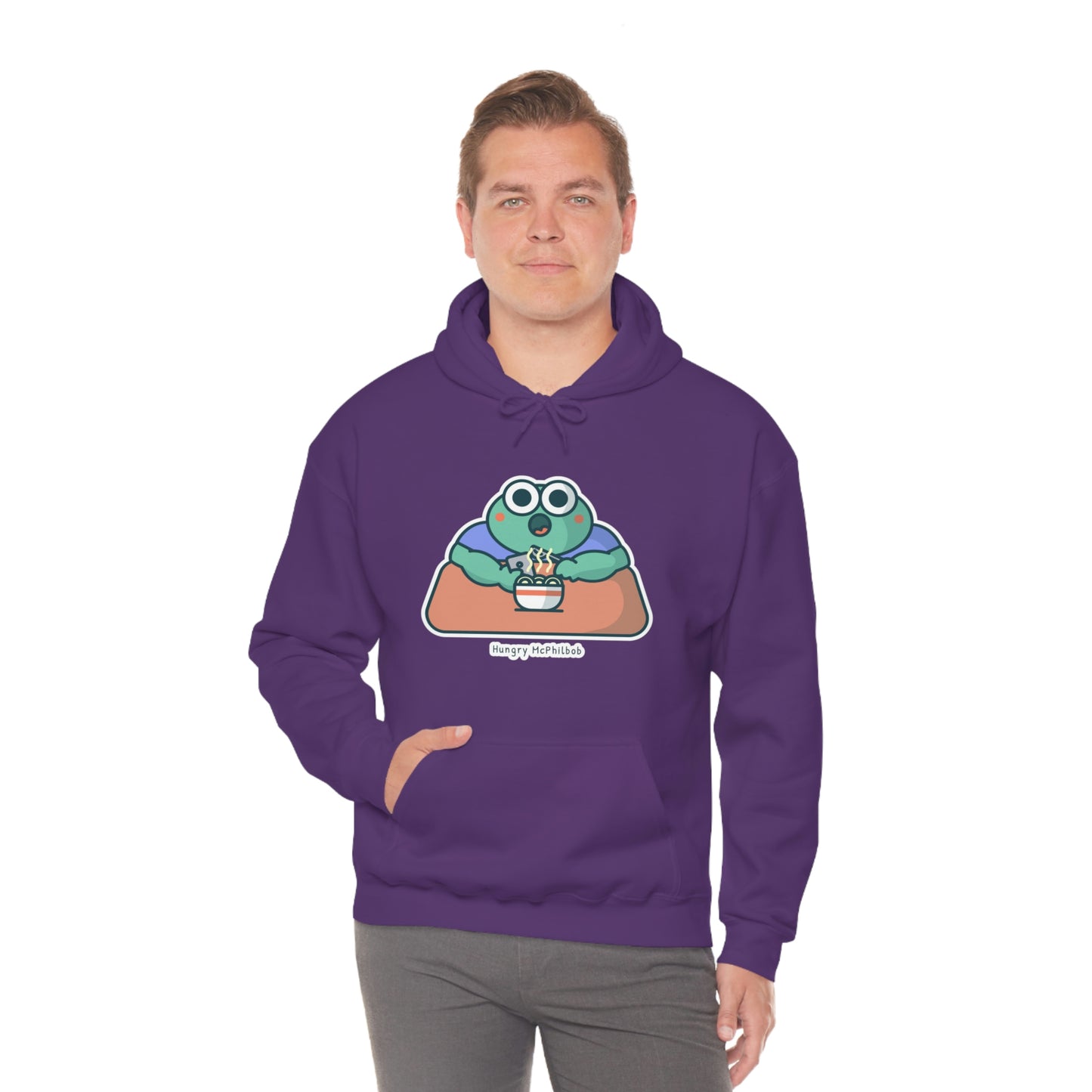 Hungry McPhilbob Unisex Heavy Blend™ Hooded Sweatshirt