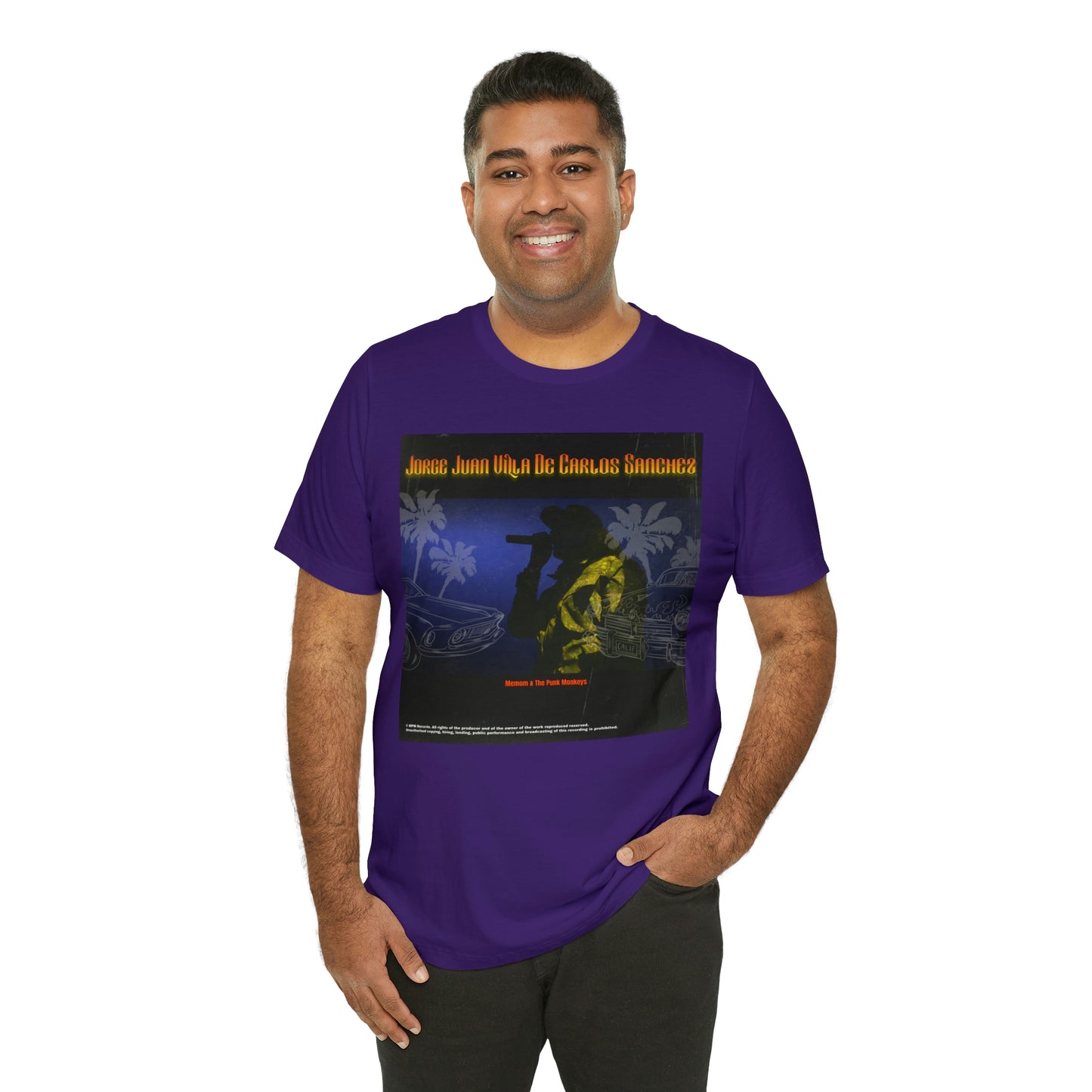 Jorge Juan Villa De Carlos Sanchez Unisex Jersey Short Sleeve Tee