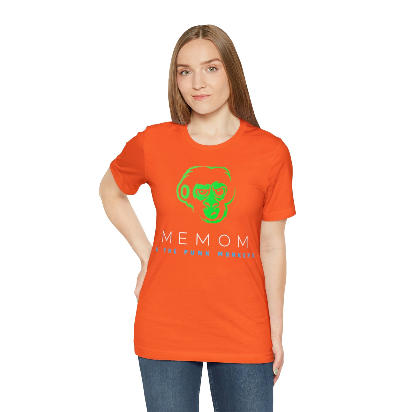 Memom and the Punk Monkeys Logo Unisex Jersey Short Sleeve Tee