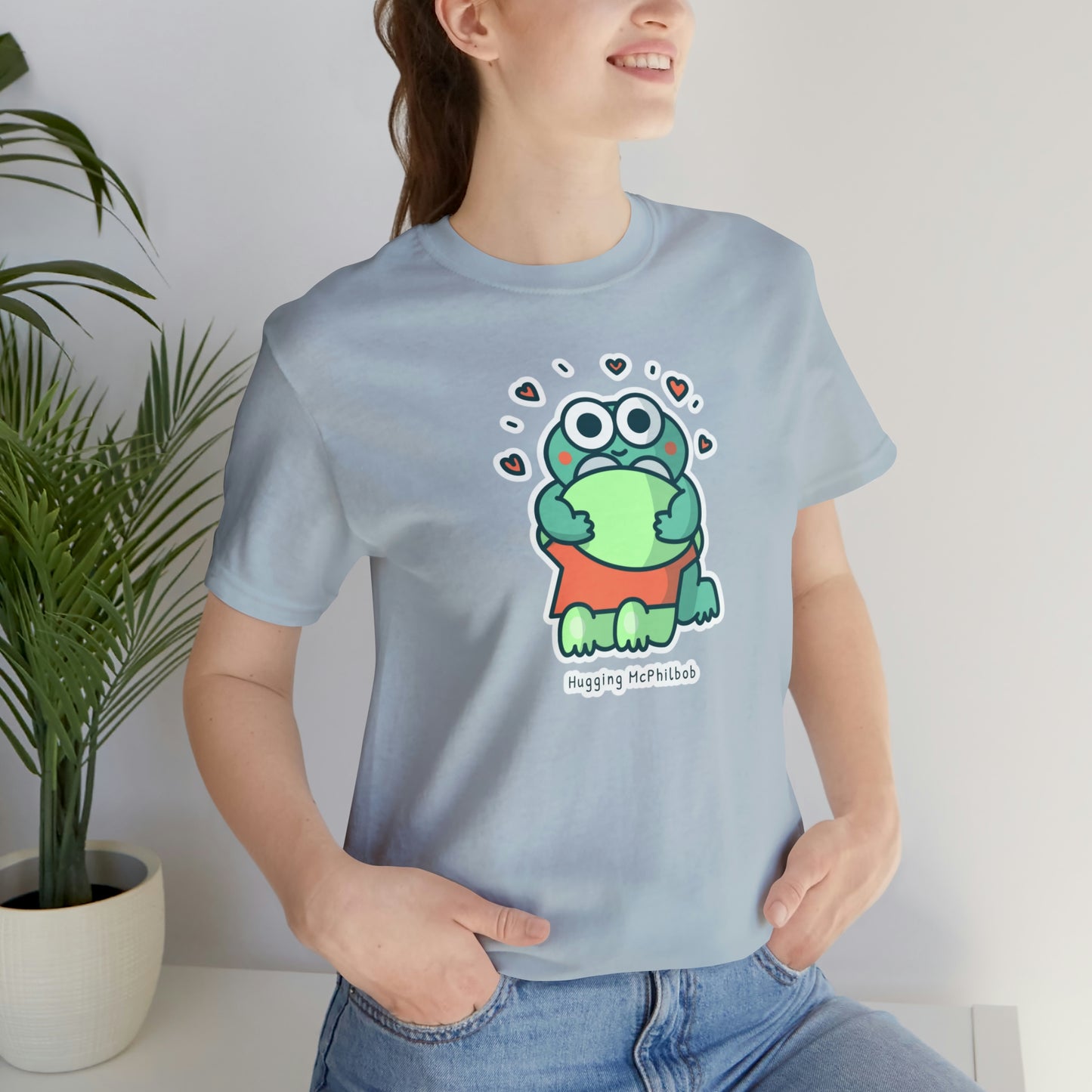 Hugging McPhilbob Unisex Jersey Short Sleeve Tee