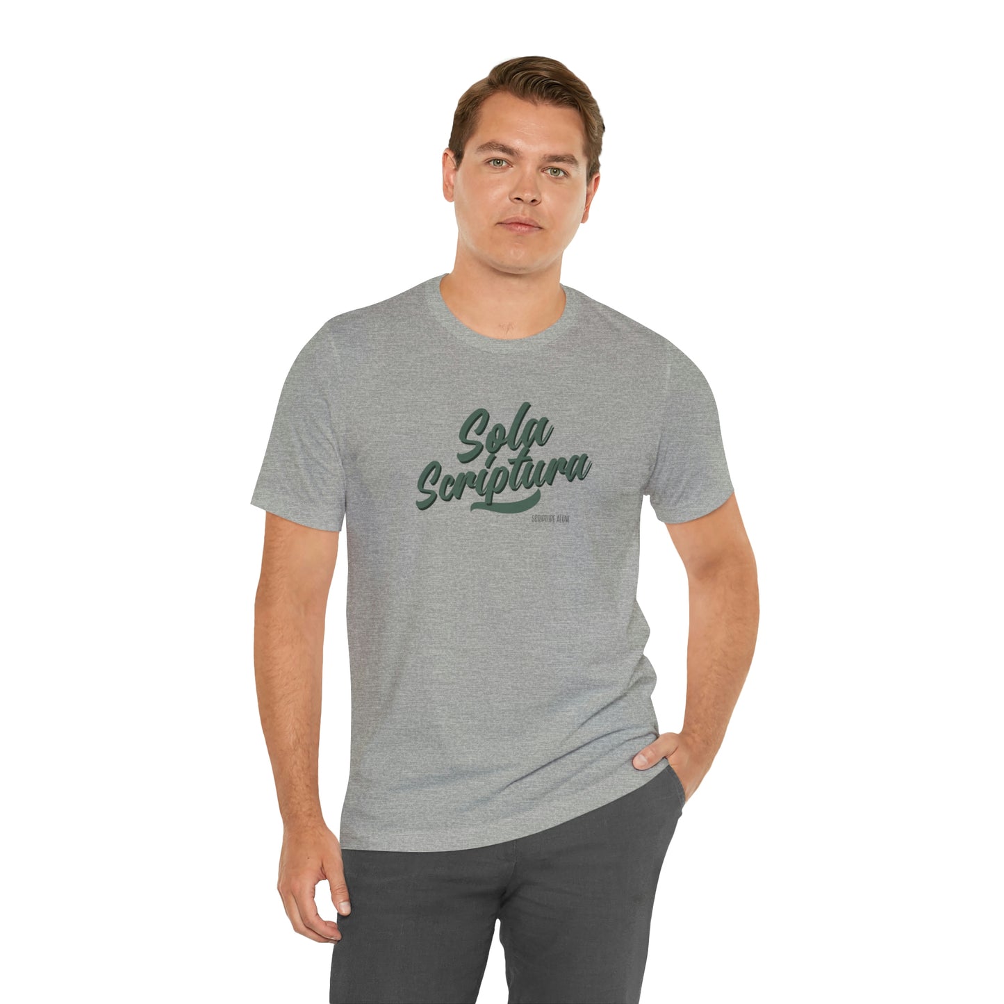 Sola Scriptura Unisex Jersey Short Sleeve Tee