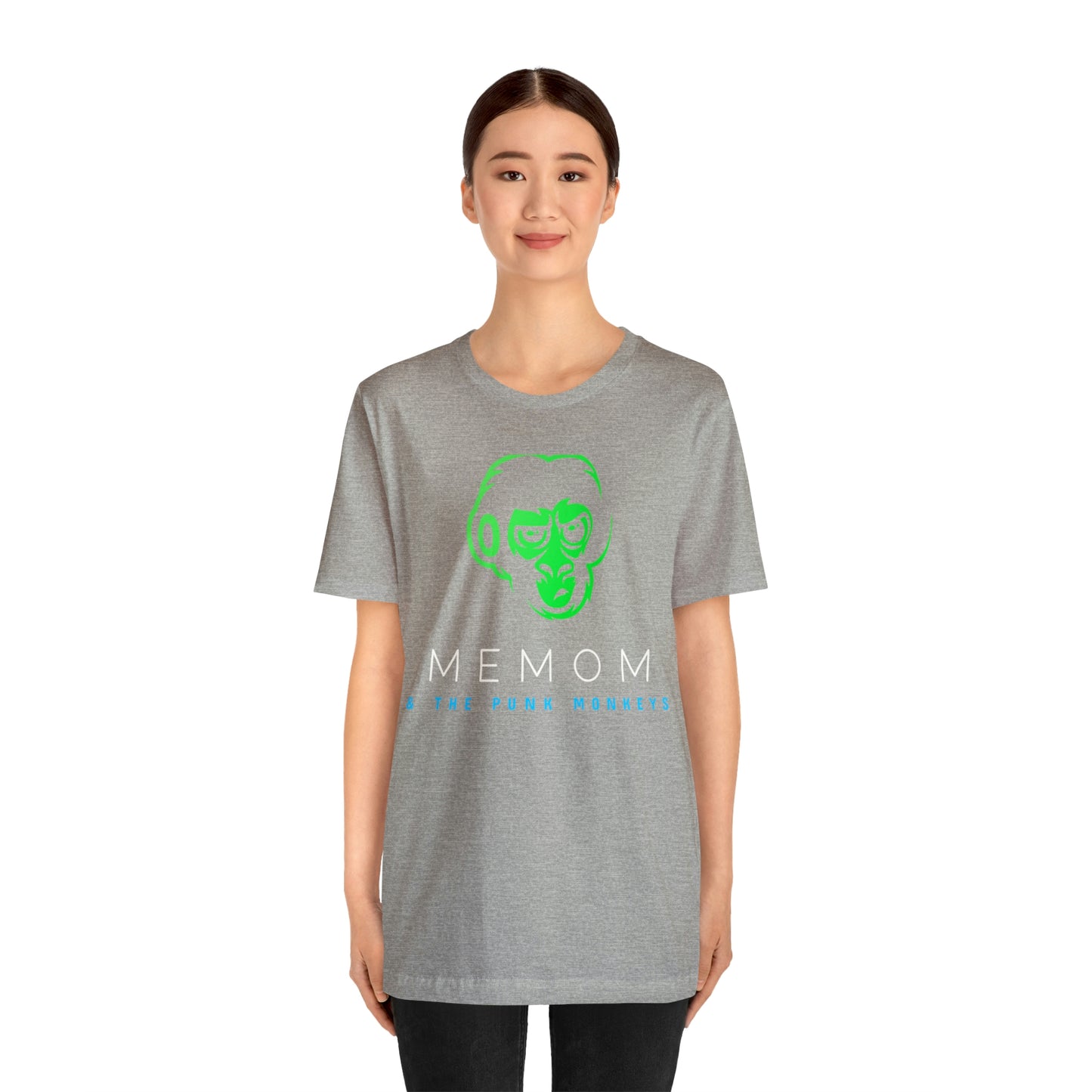 Memom and the Punk Monkeys Logo Unisex Jersey Short Sleeve Tee