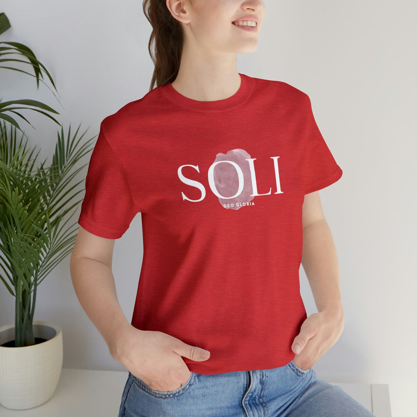 Soli Deo Gloria Paintbrush Unisex Jersey Short Sleeve Tee